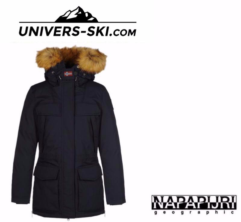 Veste Parka NAPAPIJRI Femme Skidoo Open Long Bleu Marine 2025