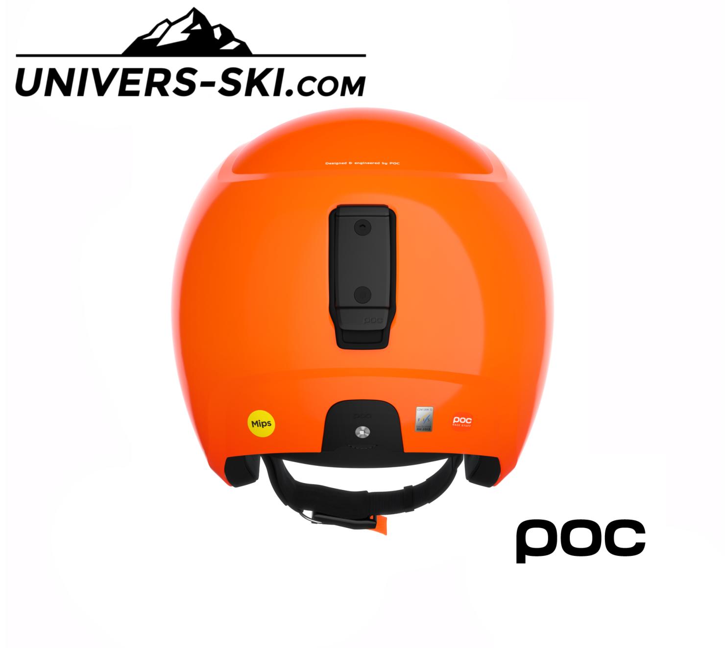 Casque de ski POC Skull Dura X Mips Fluorescent Orange 2025