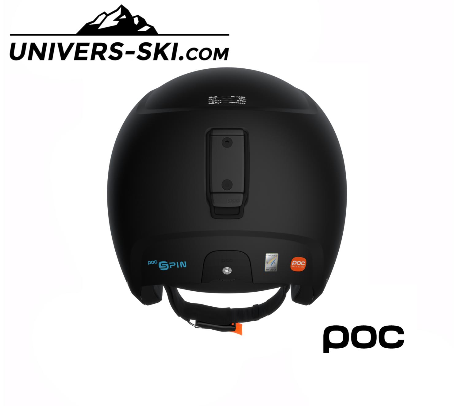 Casque de ski POC Skull Dura X Spin Uranium Black 2025