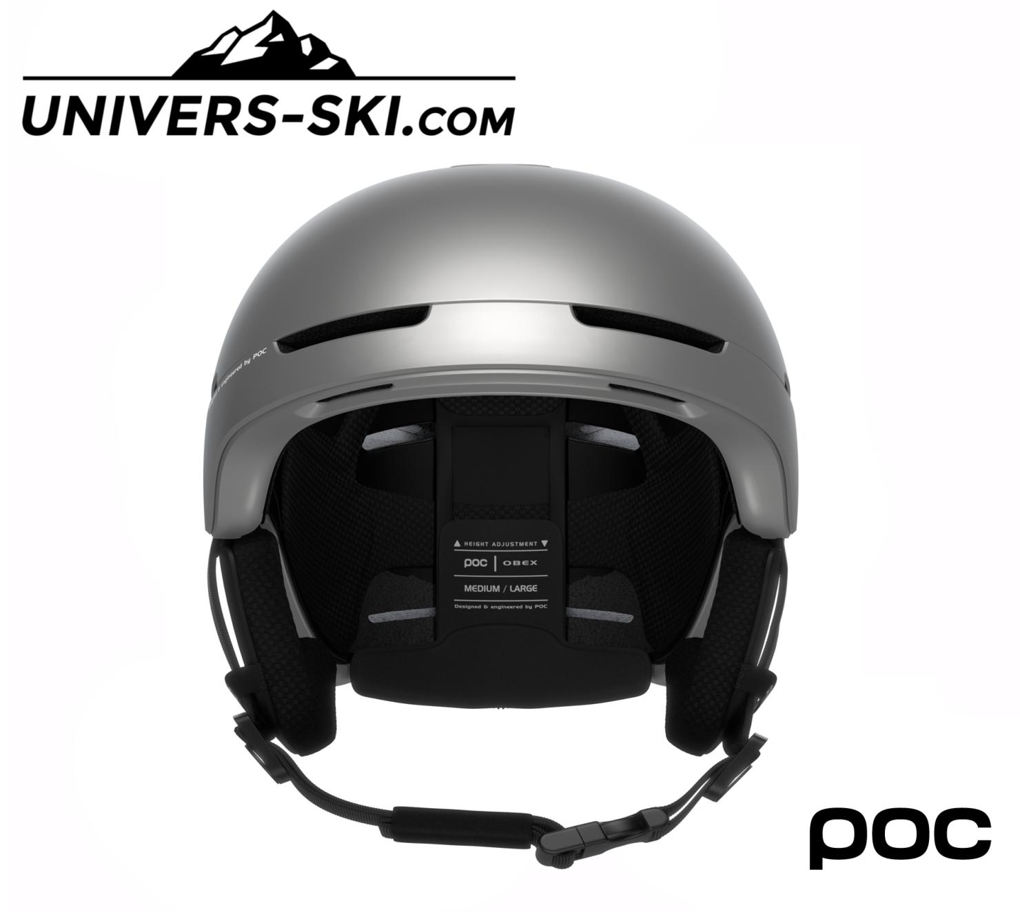 Casque de ski POC Obex BC Mips Argentite Silver Matt 2024