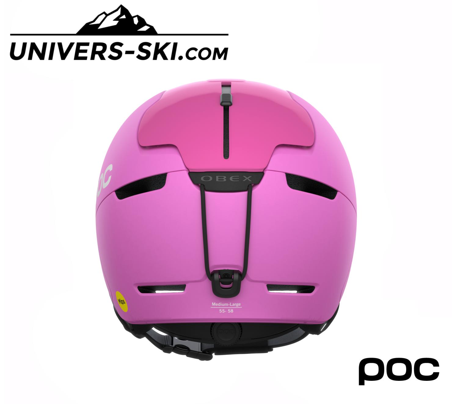 Casque de ski POC Obex Mips Actinium Pink Matt 2024