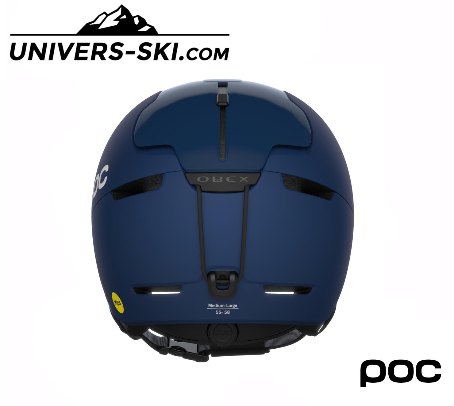 Casque de ski POC Obex Mips Lead Blue Matt 2024