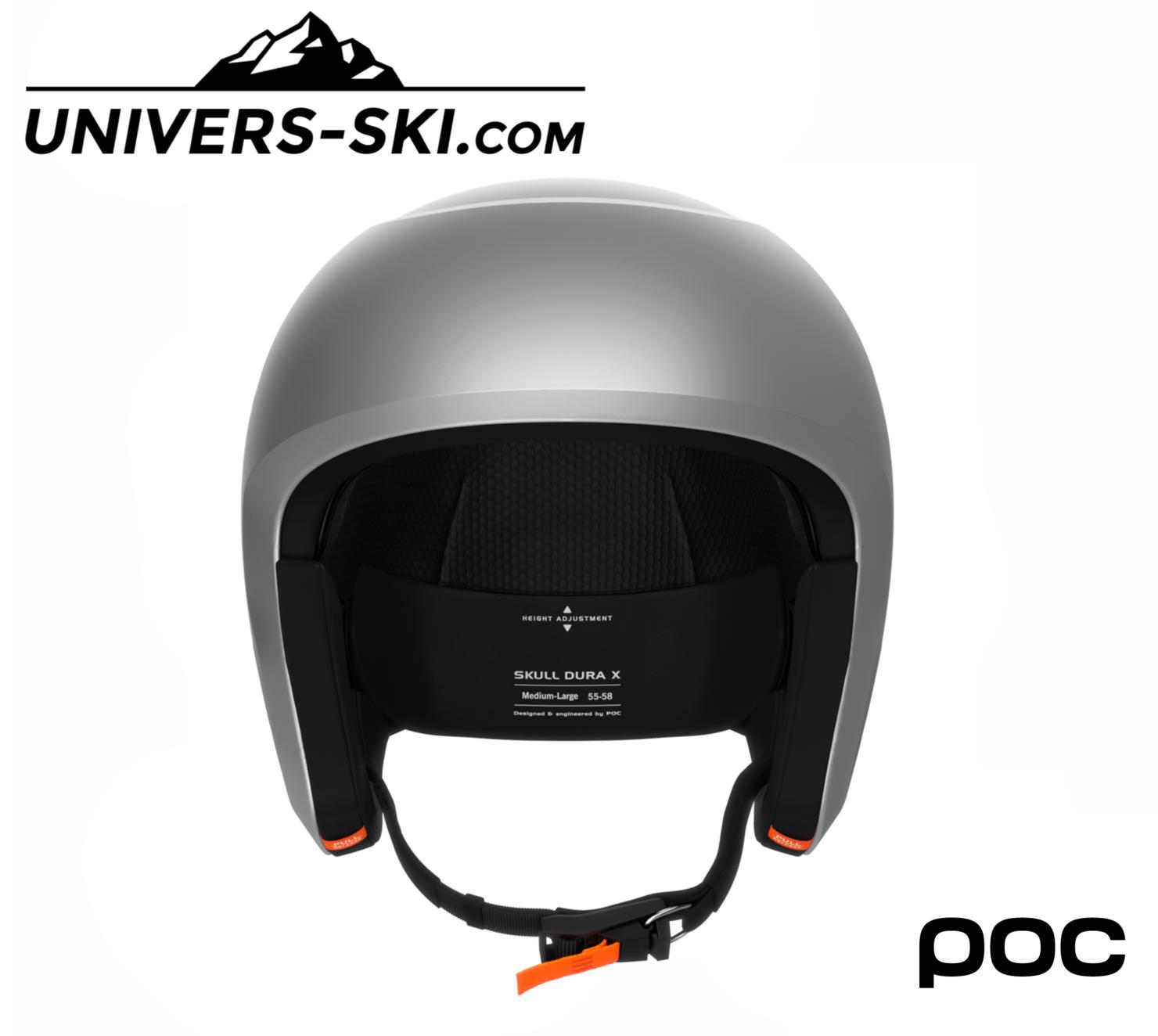 Casque de ski POC Skull Dura X Mips Argentite Silver Matt 2024