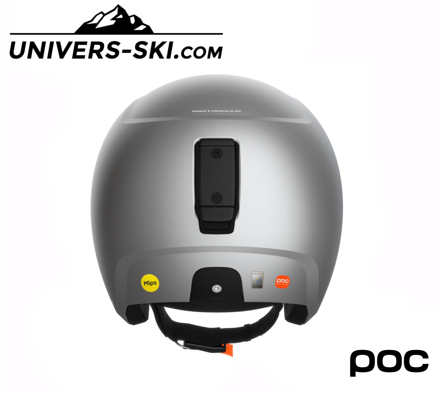 Casque de ski POC Skull Dura X Mips Argentite Silver Matt 2025