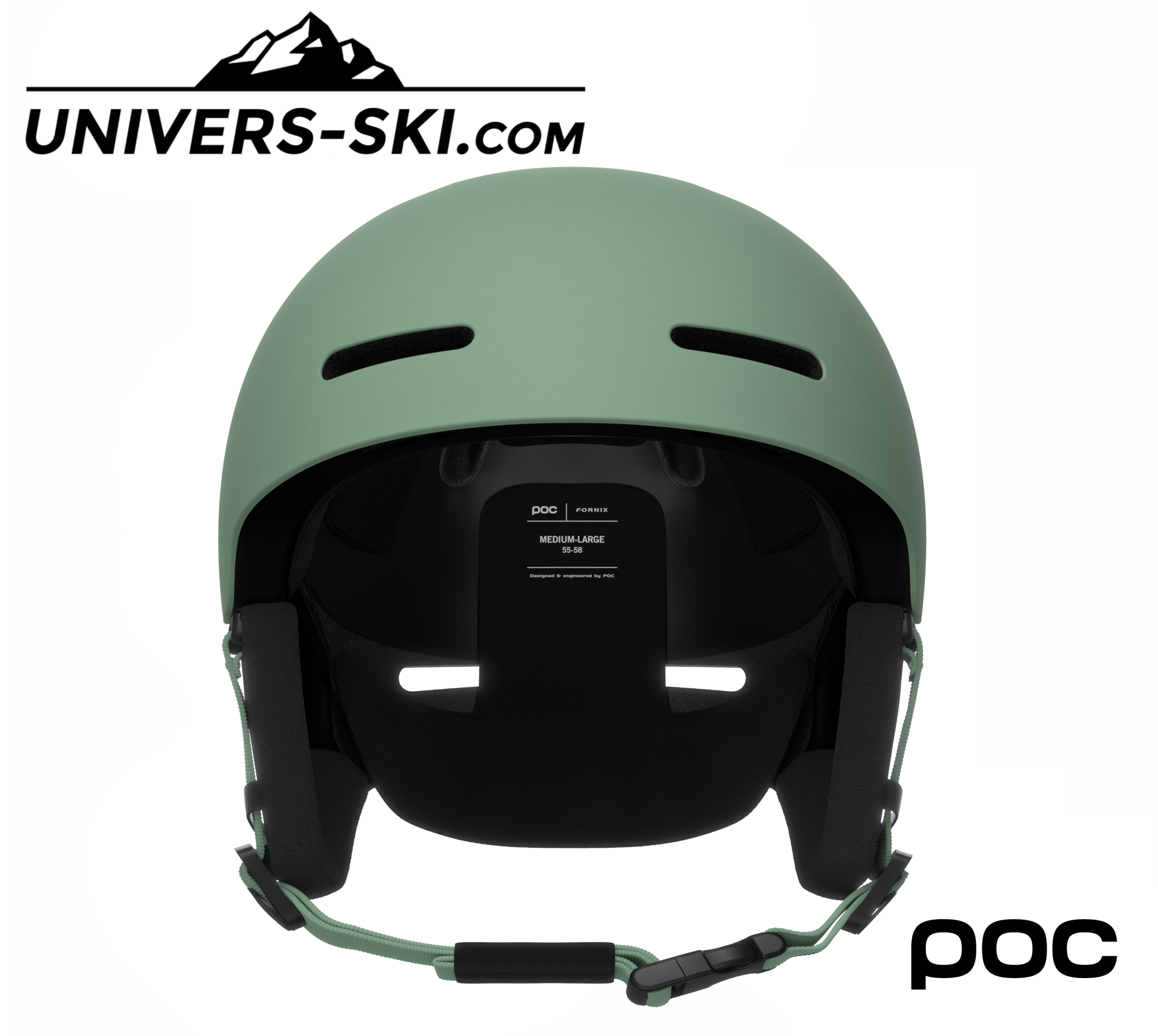 Casque de ski POC Fornix Mips Gibbsite Green Matt 2025