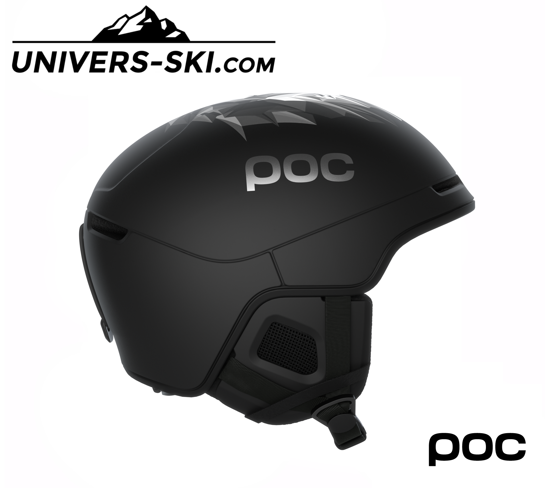 Casque de ski POC Obex Pure Odermatt E. Uranium Black Matt 2025