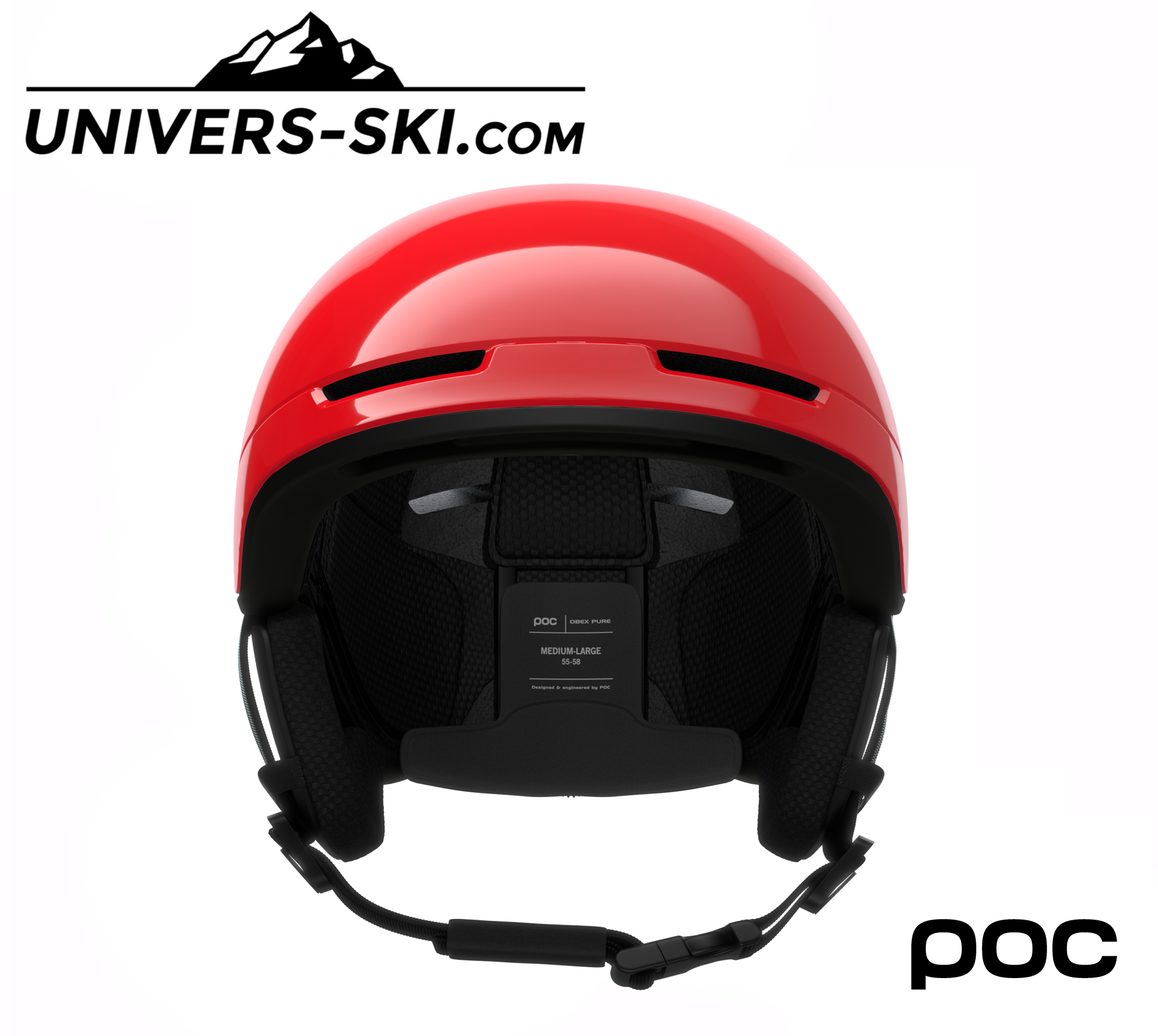 Casque de ski POC Obex Pure Prismane Red 2025