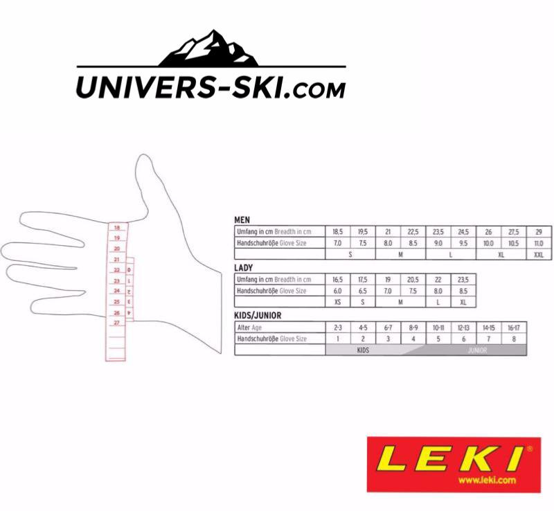 Gants de ski LEKI Junior Worldcup Race Coach Flex S GTX