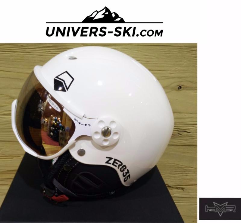 Casque ski HMR Zero 35 Blanc avec Visière