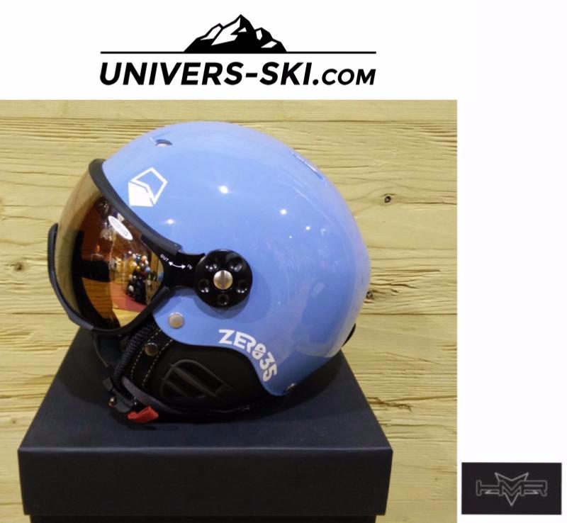 Casque ski HMR Zero 35 basic bleu avec Visière