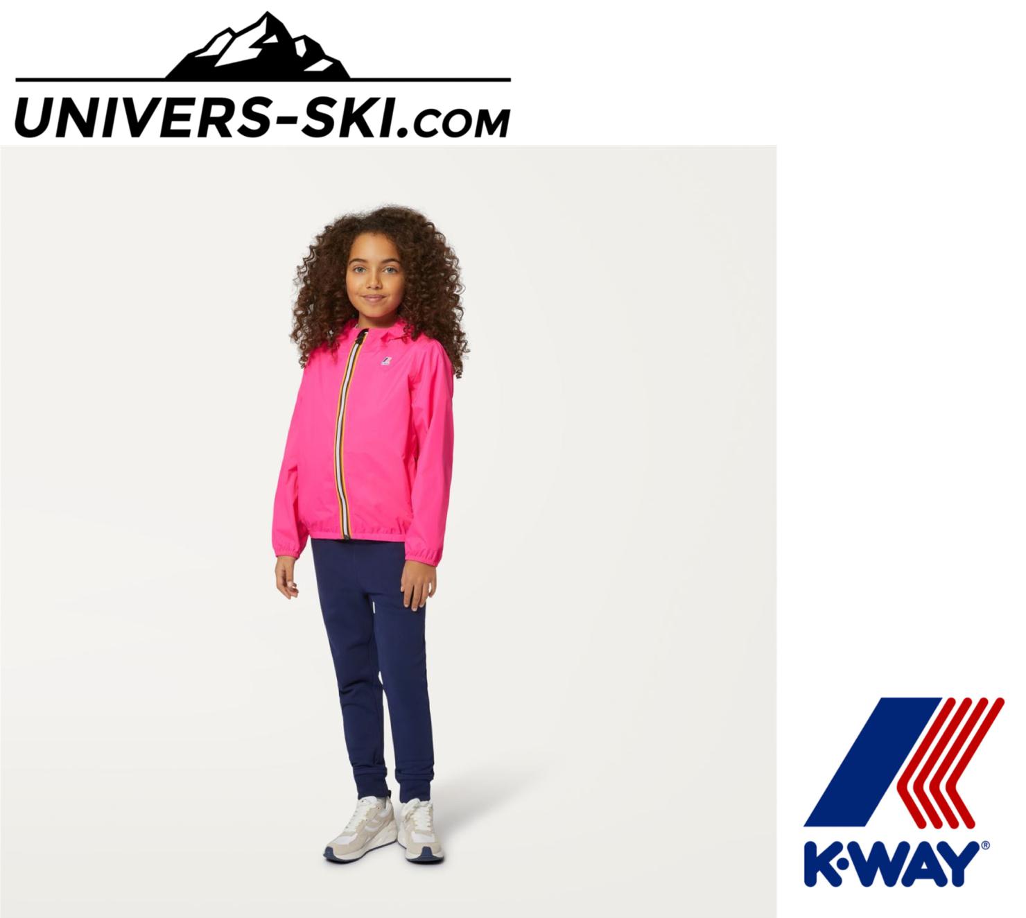 Imperméable K-Way Le Vrai 3.0 Claude Kids Pink Intense 2024