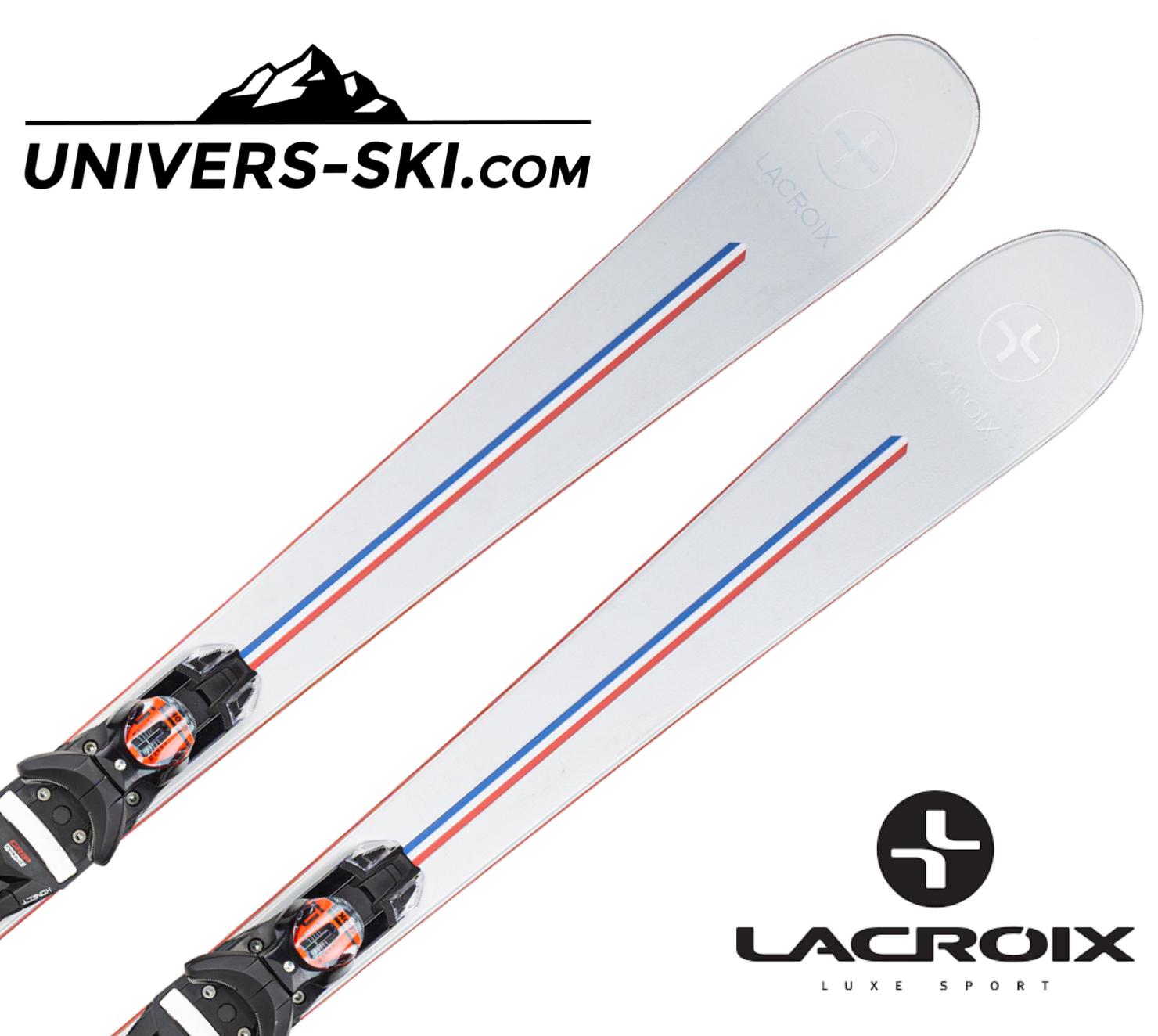 Ski LACROIX LX Carbon blanc 2023 + SPX 12 Konect