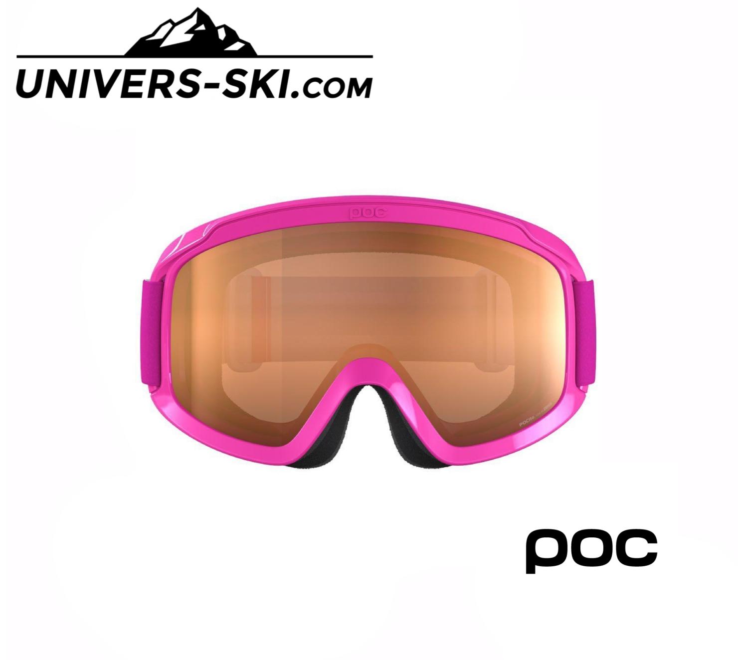 Masque de ski Junior Pocito Opsin Fluorescent Pink 2024