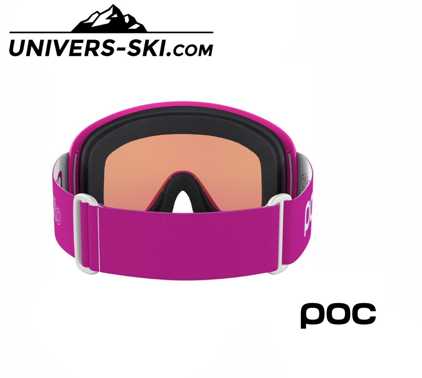 Masque de ski Junior Pocito Opsin Fluorescent Pink 2025