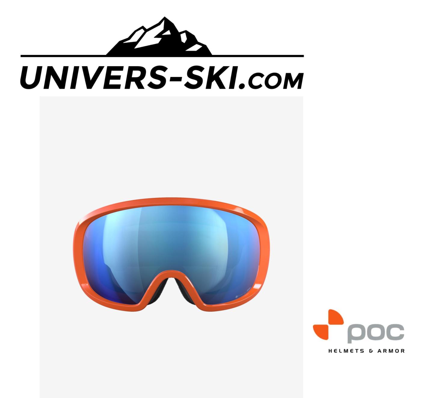 Masque de ski POC Fovea Clarity Comp Fluorescent Orange 2025