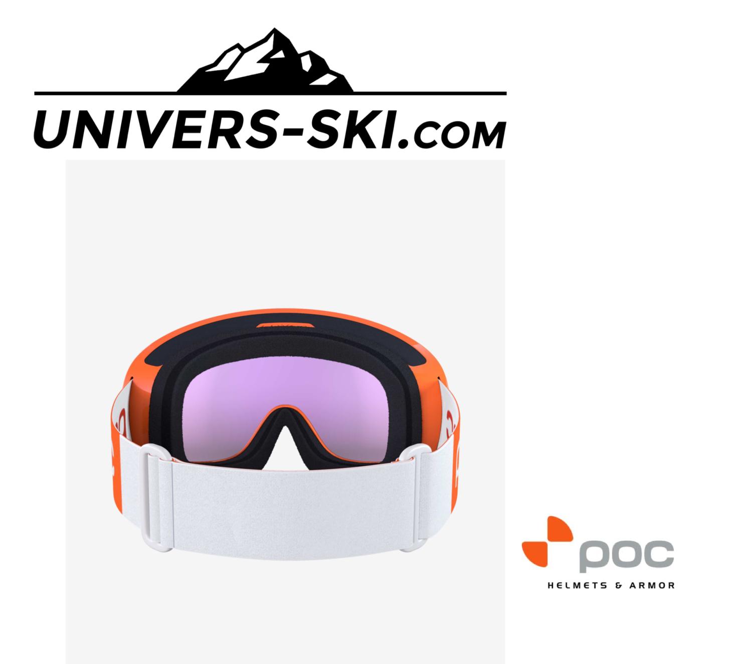 Masque de ski POC Fovea Clarity Comp Fluorescent Orange 2025