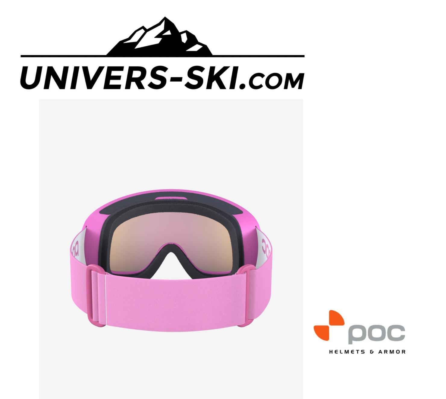 Masque de ski POC Fovea Mid Clarity Actinium Pink 2025