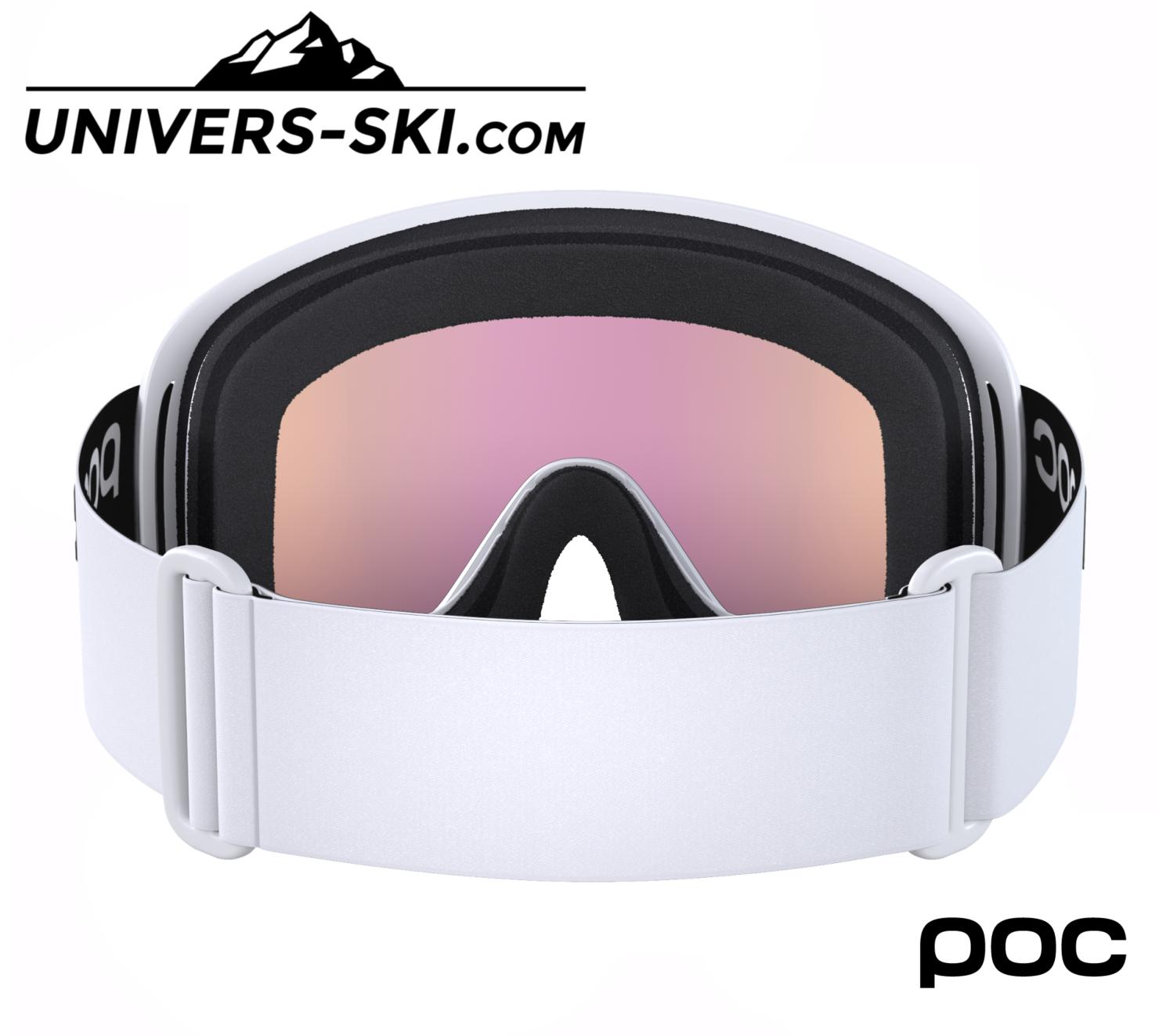 Masque de ski POC Opsin Clarity Hydrogen White 2025