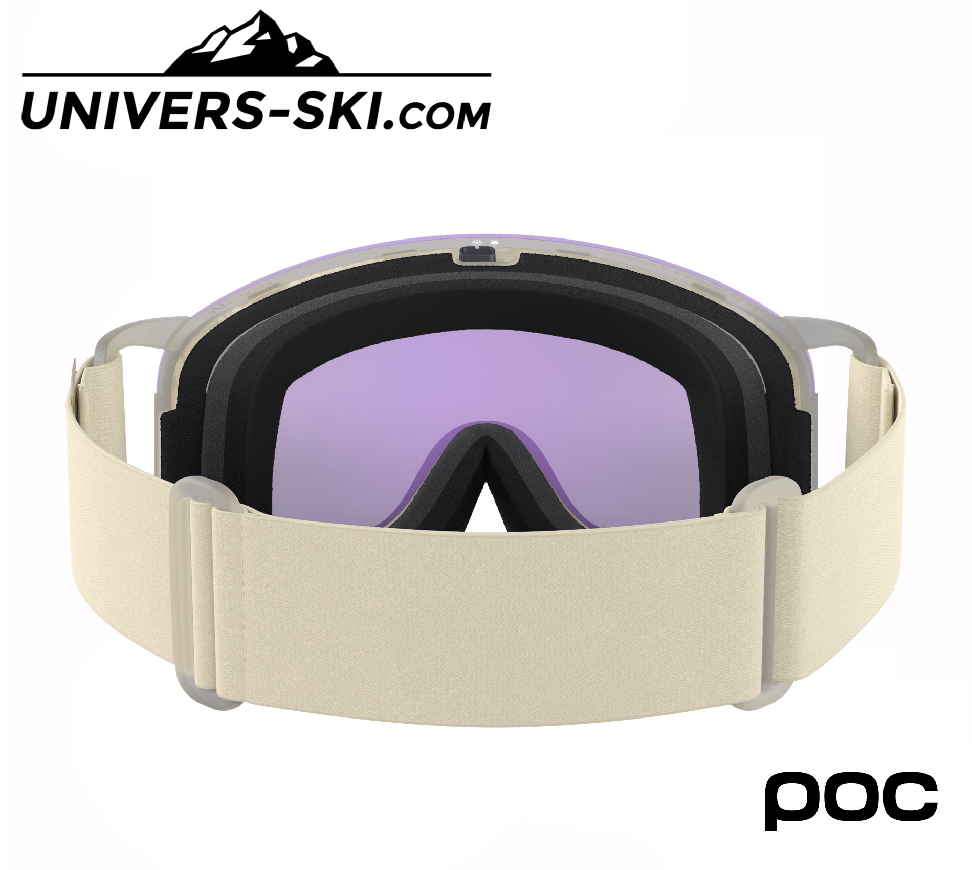 Masque de ski POC Nexal Clarity Raw White 2025