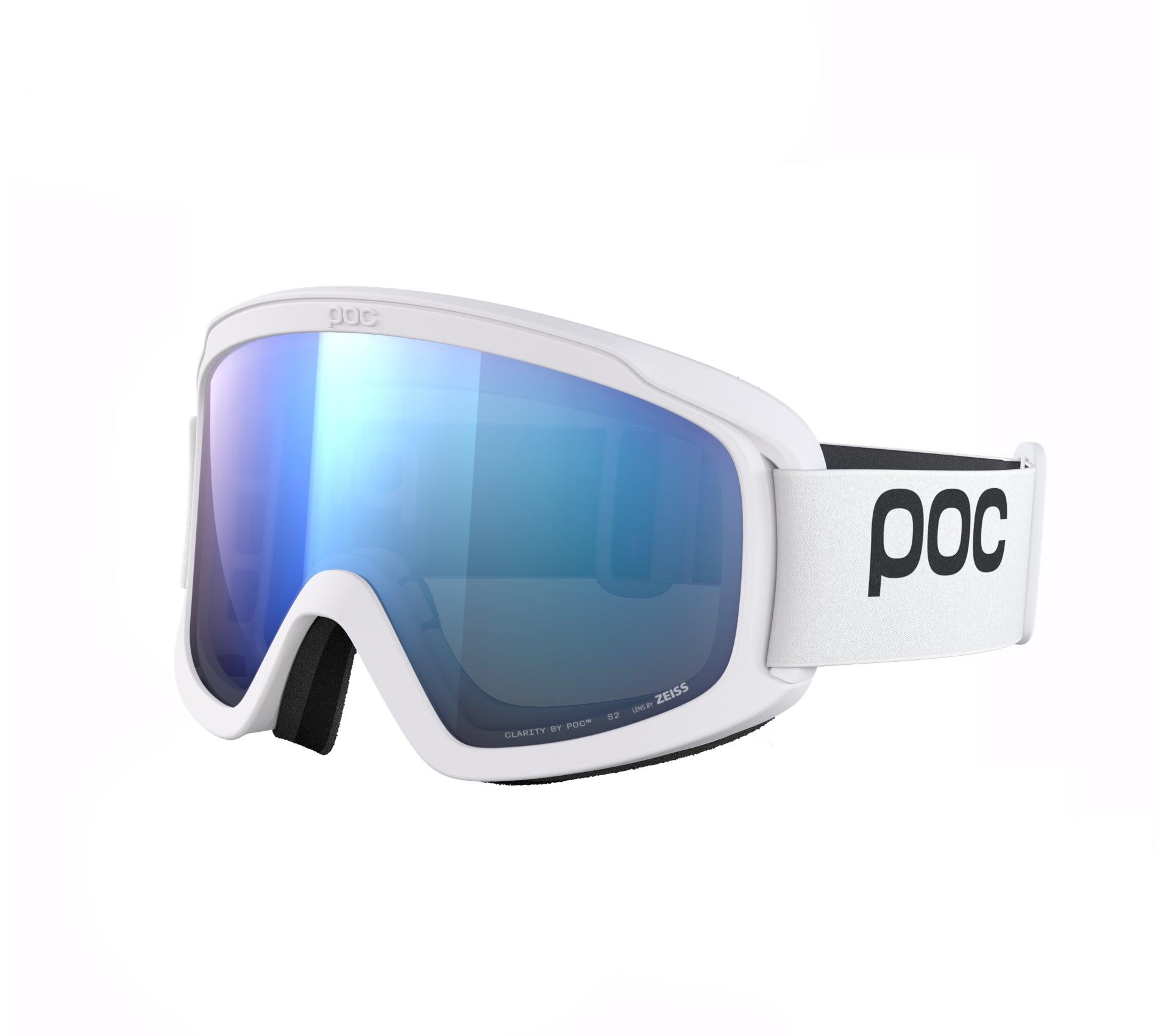 Masque de ski POC Opsin Clarity Hydrogen White Sunny Blue 2025