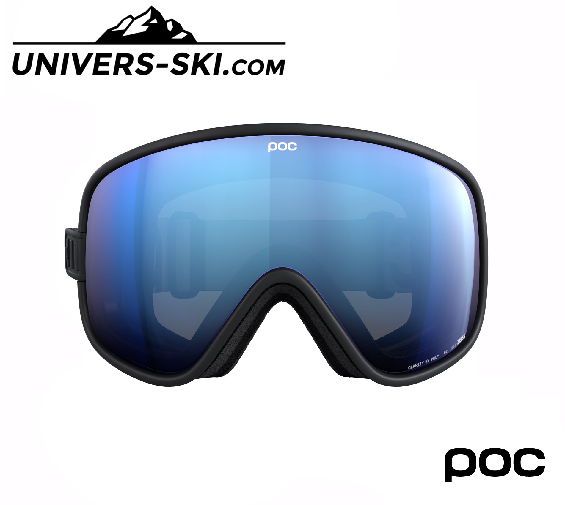 Masque de ski POC Vitrea Uranium Black 2025