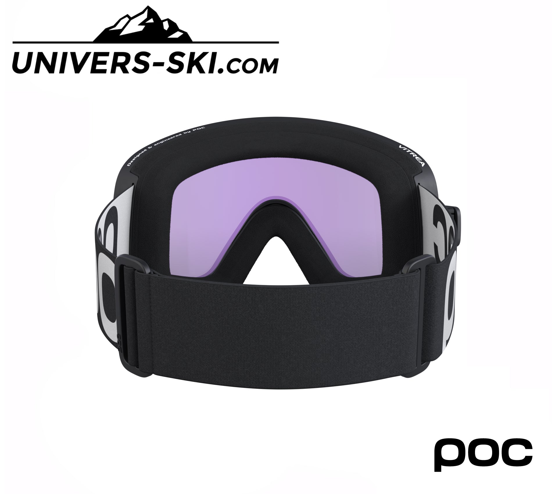 Masque de ski POC Vitrea Uranium Black 2025