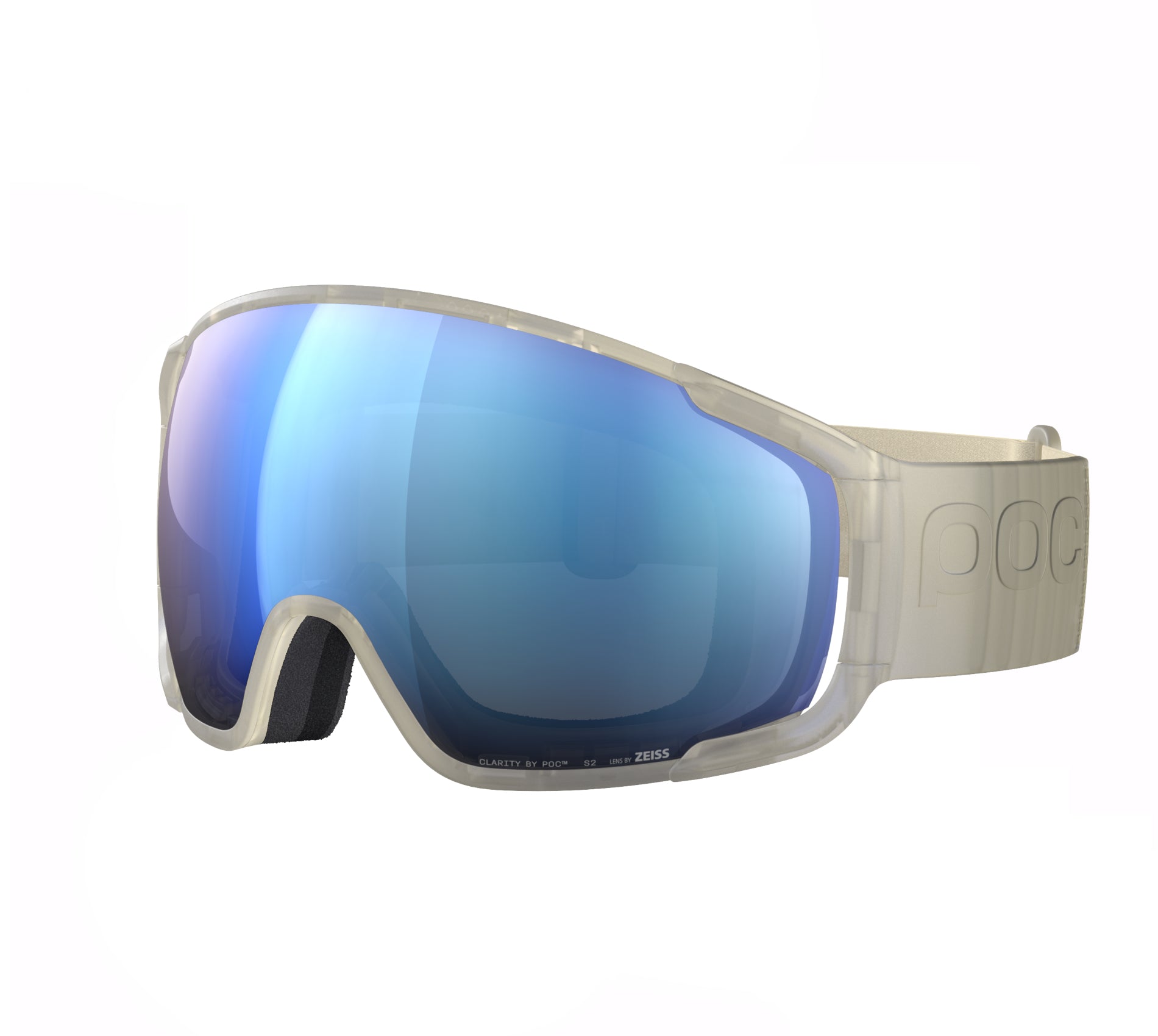 Masque de ski POC Zonula Raw White Sunny Blue 2025