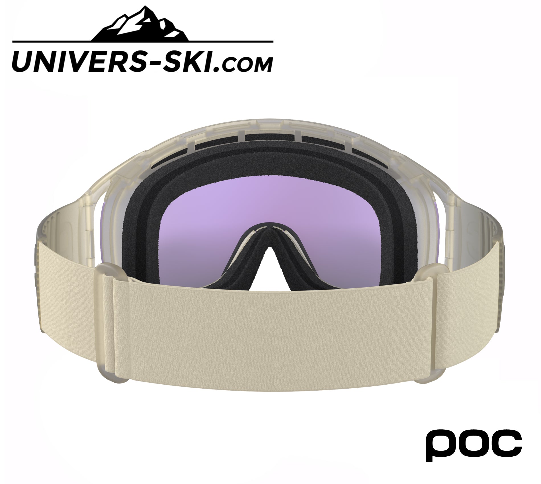 Masque de ski POC Zonula Raw White Sunny Blue 2025