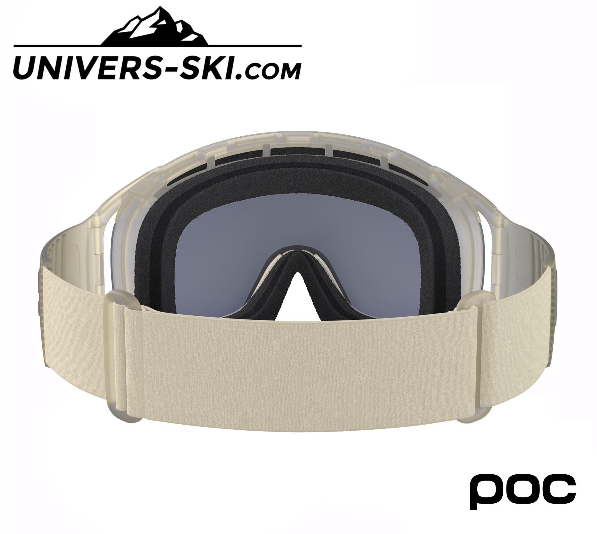 Masque de ski POC Zonula Raw White Sunny Ivory 2025