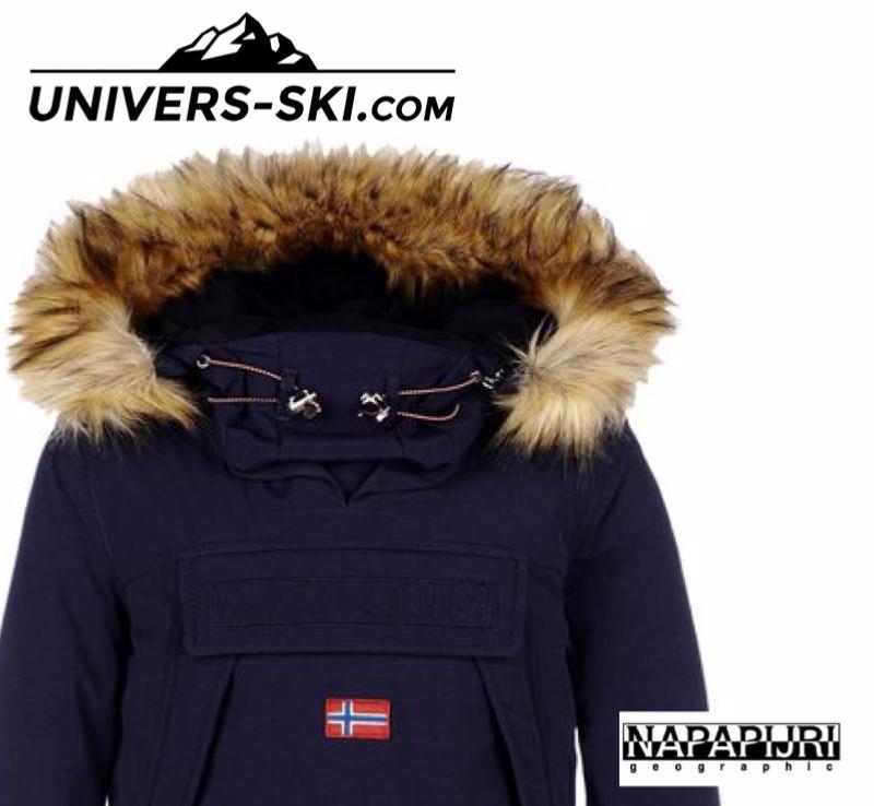 Veste de ski NAPAPIJRI Skidoo Femme Marine Bleu ECO FUR 2024