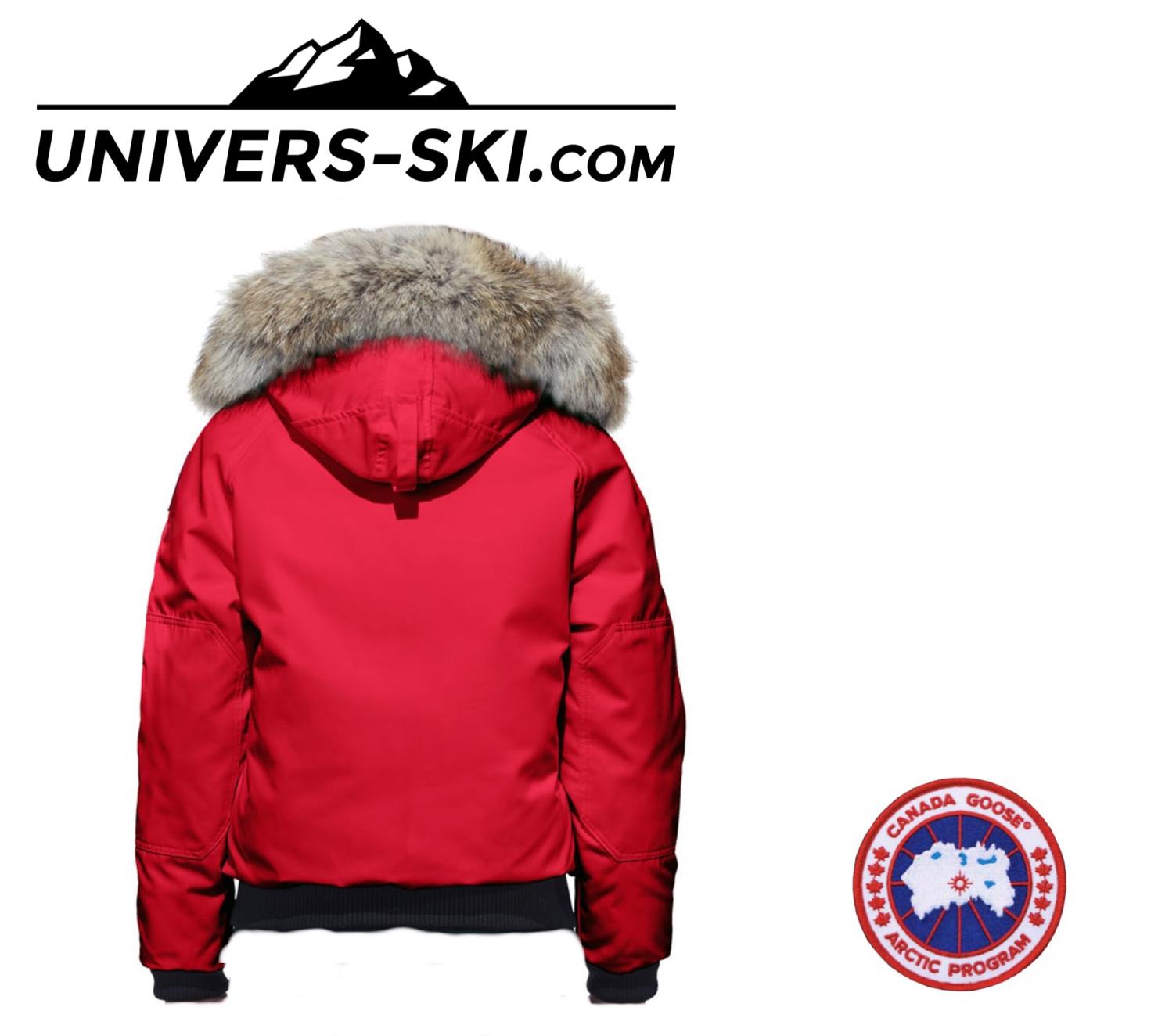 Parka Canada Goose Chilliwack Bomber Rouge Femme 2024