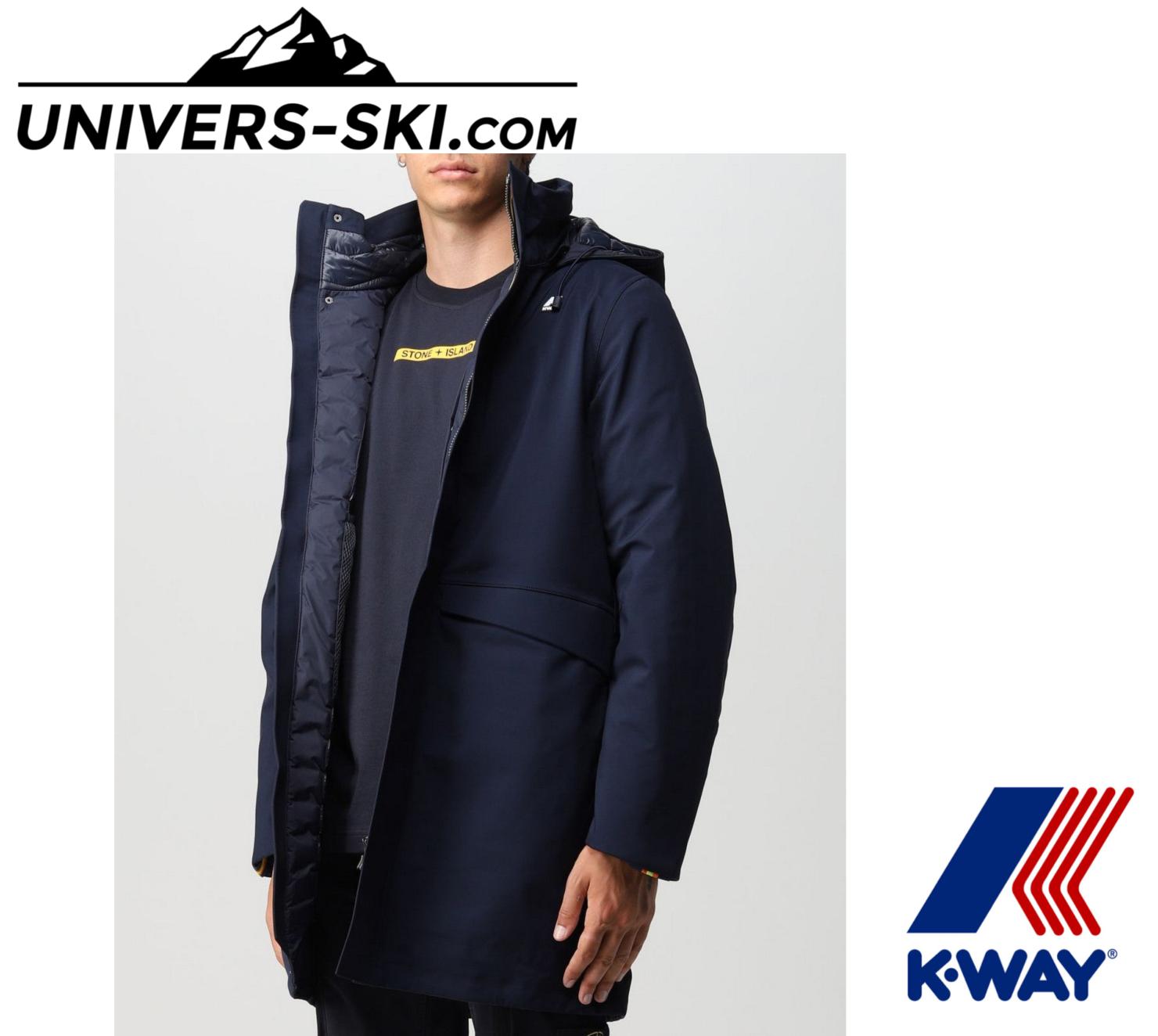 Parka K-Way Thomal Bonded Padded Blue Depth 2025