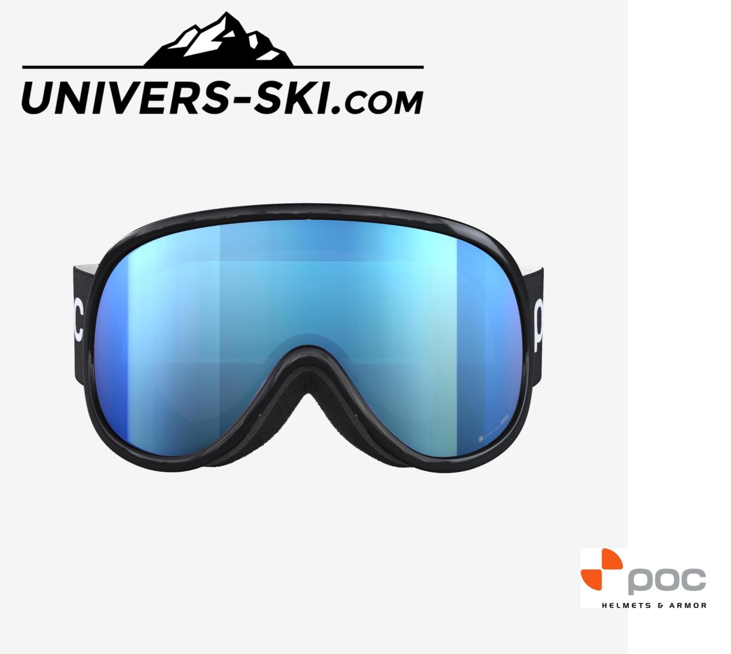 Masque de ski POC Retina Clarity Uranium Black Lens Blue 2025