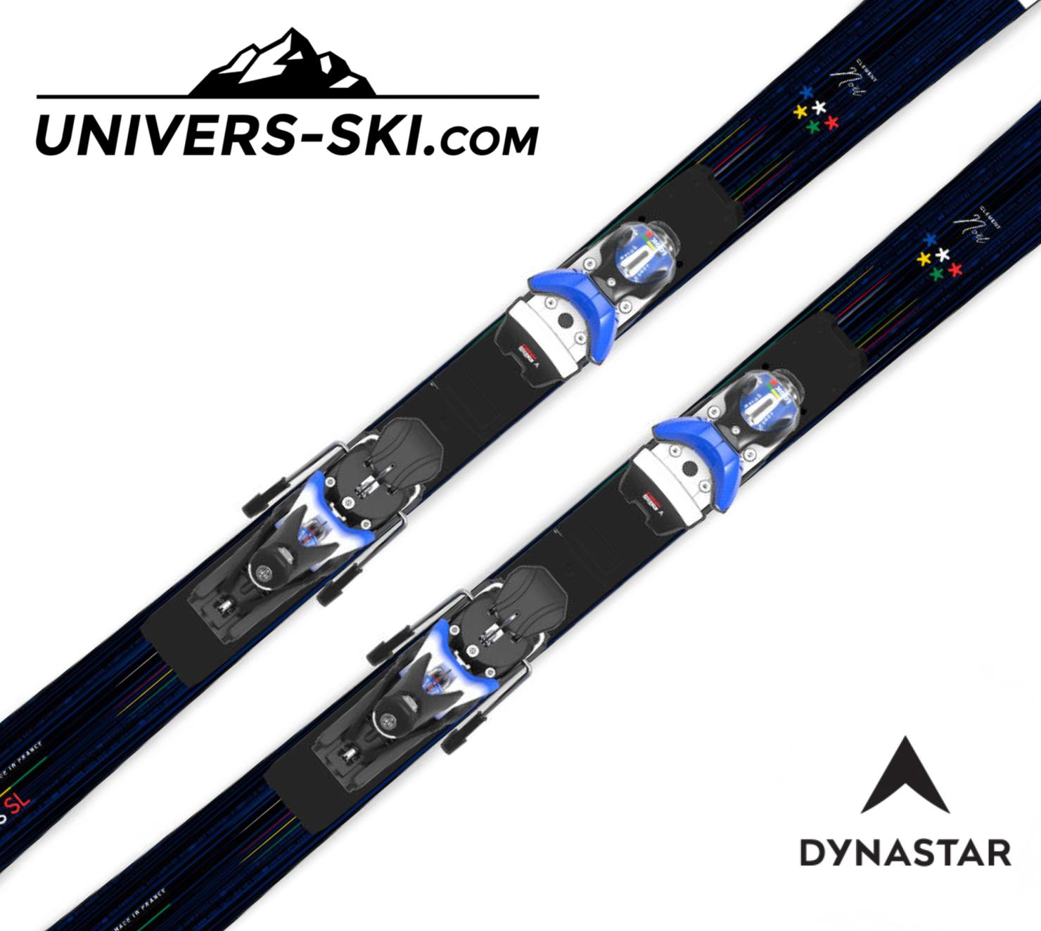 Skis Dynastar Speed Omeglass WC FIS SL LTD Clément Noël 2023 + SPX12 Rockerace