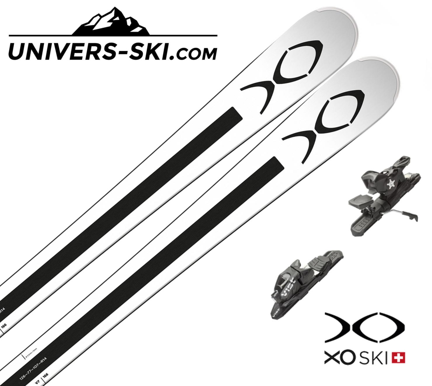 Ski Exonde XO Blanc V7 + fixations Vist 2024