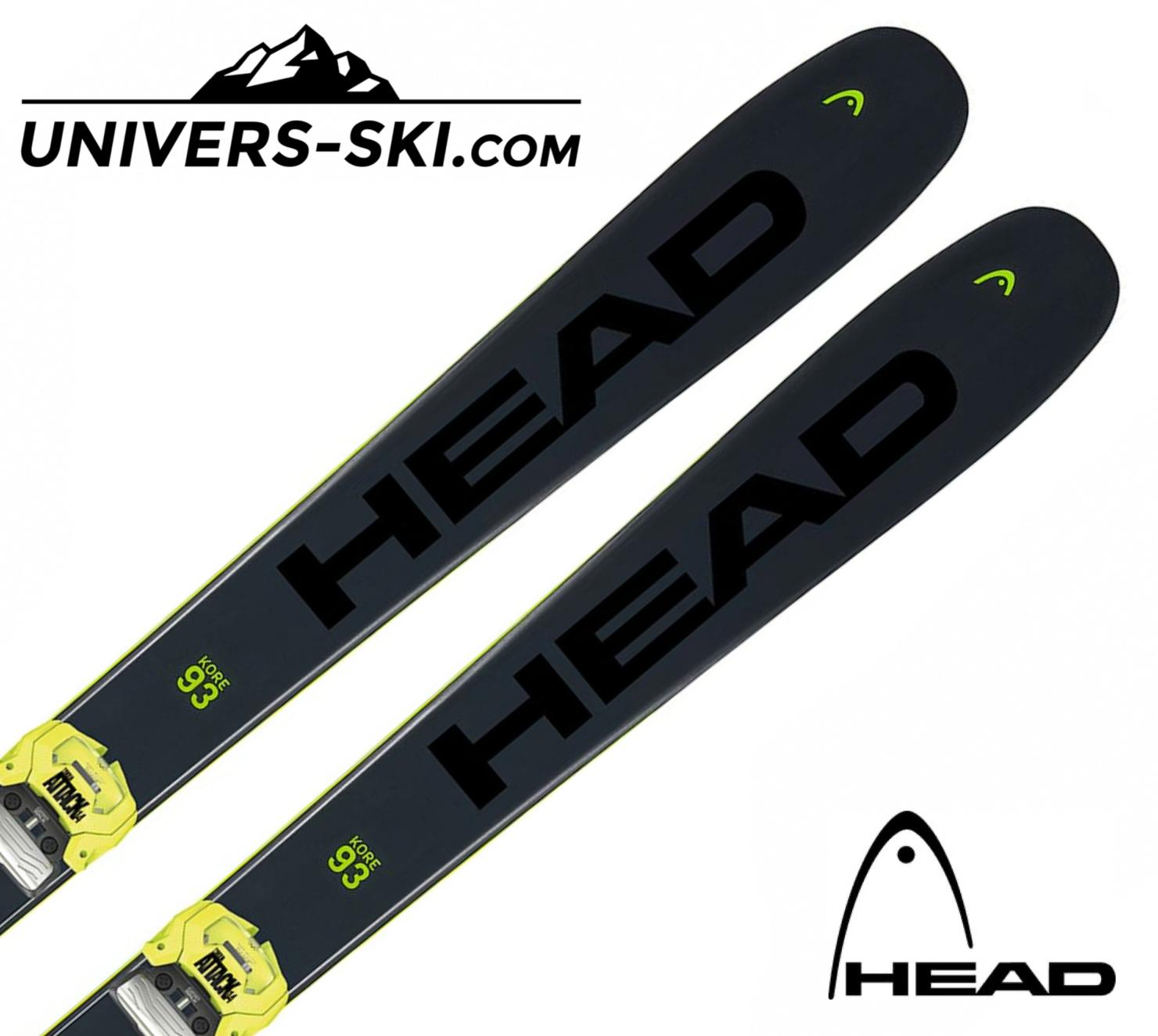 Ski HEAD Kore 93 2024 + fixation Attack 11 GW