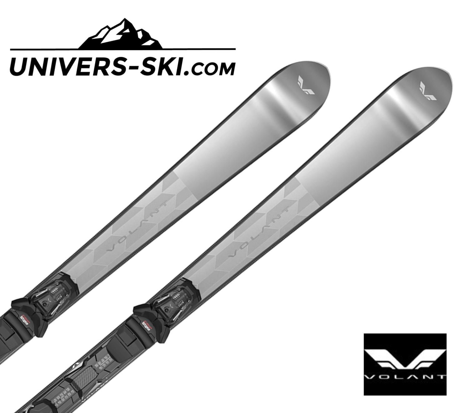 Ski VOLANT Steel Silver + Fixations 2023