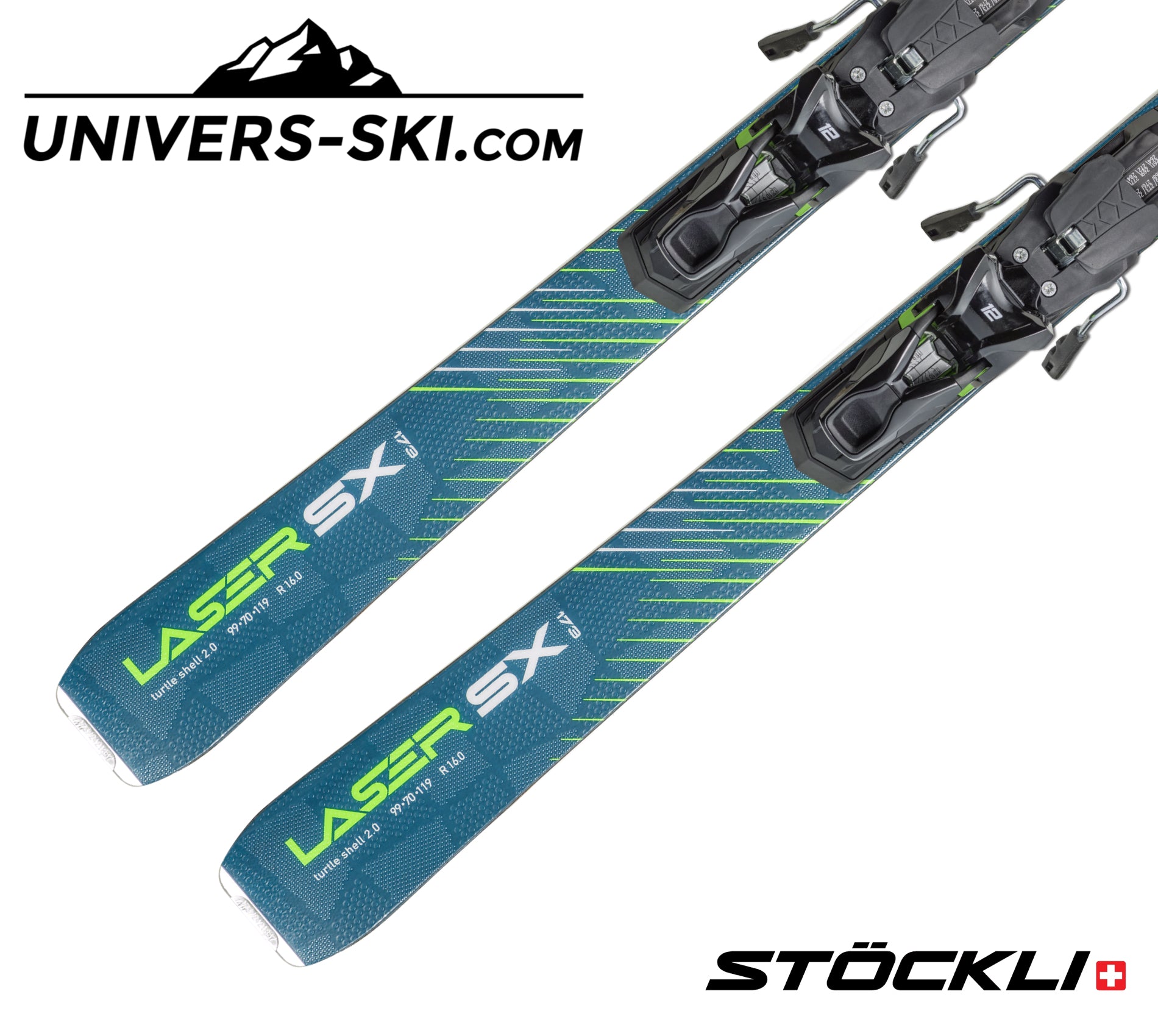 Ski Stockli Laser SX 2025 + fixation SRT 12