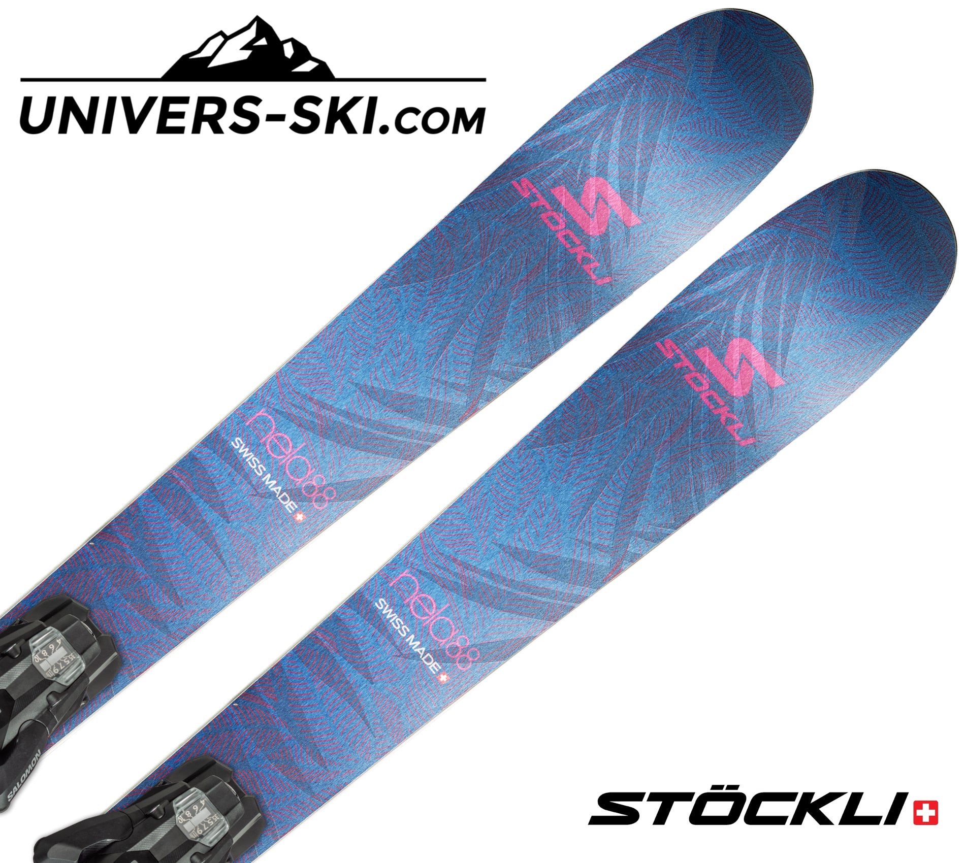 Ski STÖCKLI Femme Nela 88 2025 + fixation Strive 11