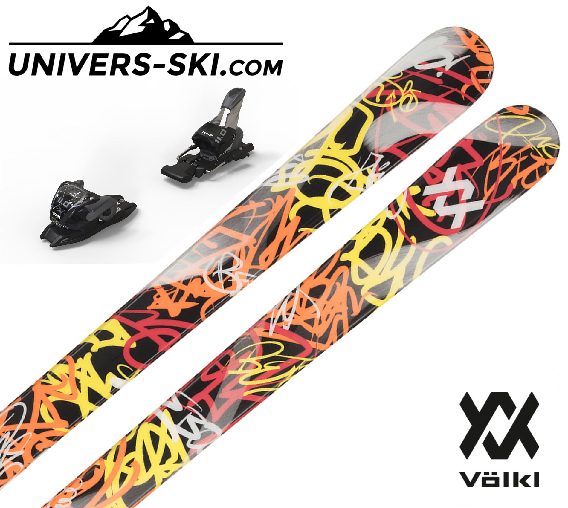 Ski VÖLKL Revolt 81 2025 + Fixations FDT TP10