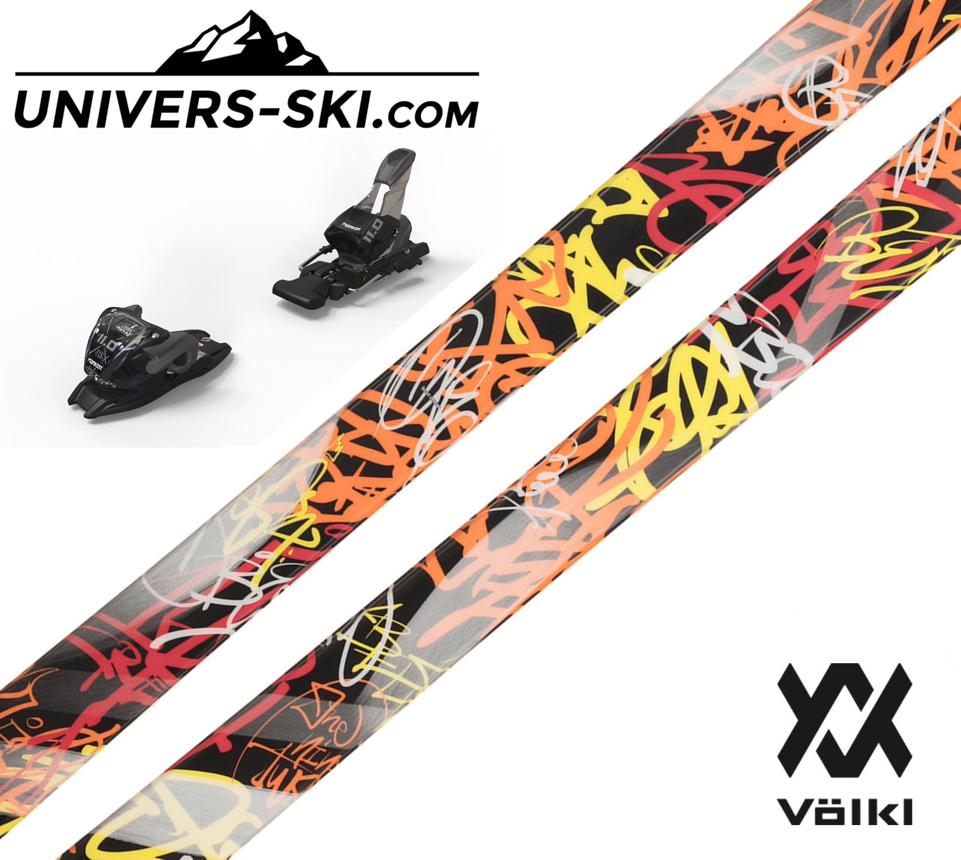 Ski VÖLKL Revolt 81 2025 + Fixations FDT TP10