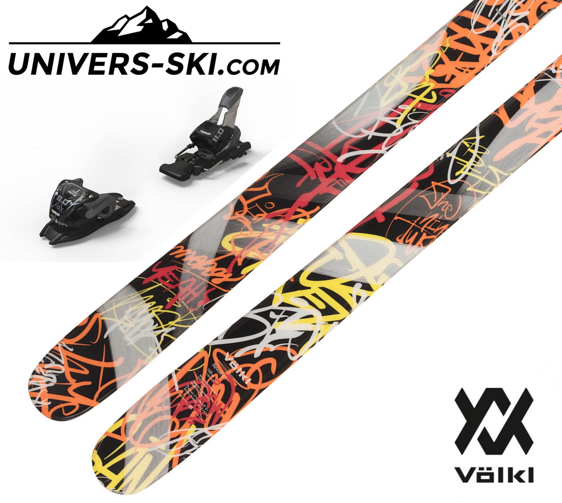 Ski VÖLKL Revolt 81 2025 + Fixations FDT TP10