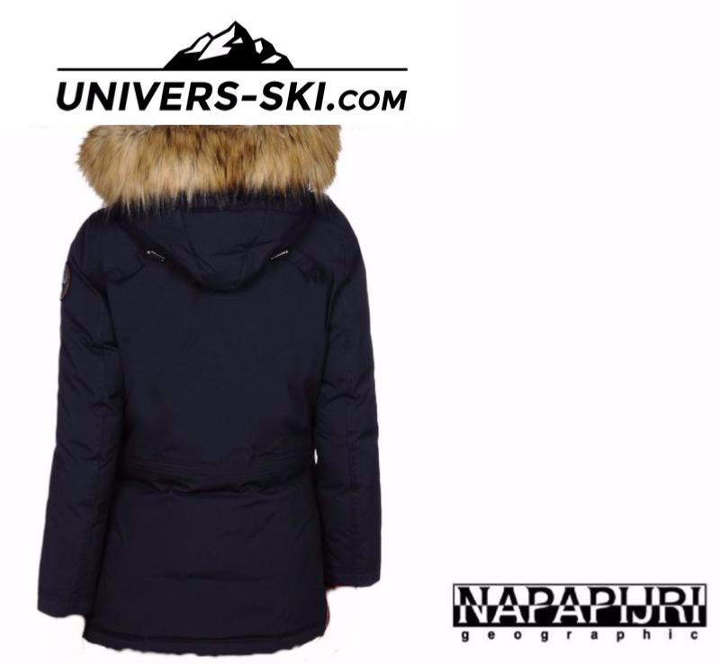 Veste Parka NAPAPIJRI Femme Skidoo Open Long Bleu Marine 2024