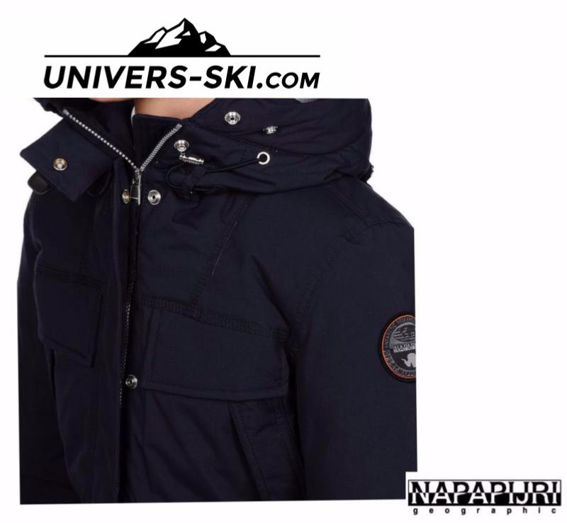 Veste Parka NAPAPIJRI Femme Skidoo Open Long Bleu Marine 2024