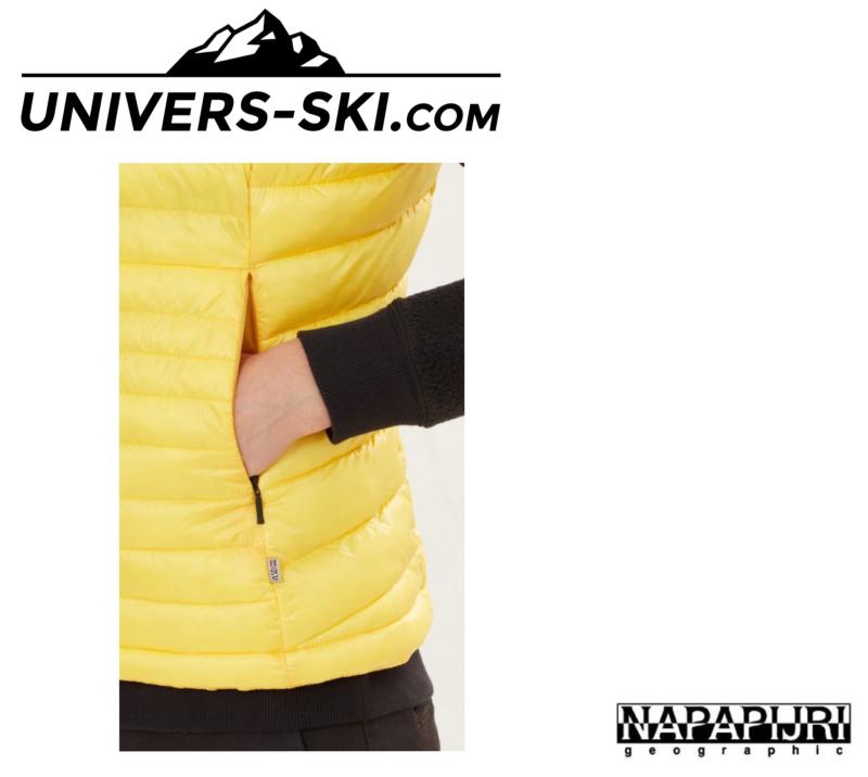 Gilet sans manches NAPAPIJRI Aerons Femme Jaune 2024