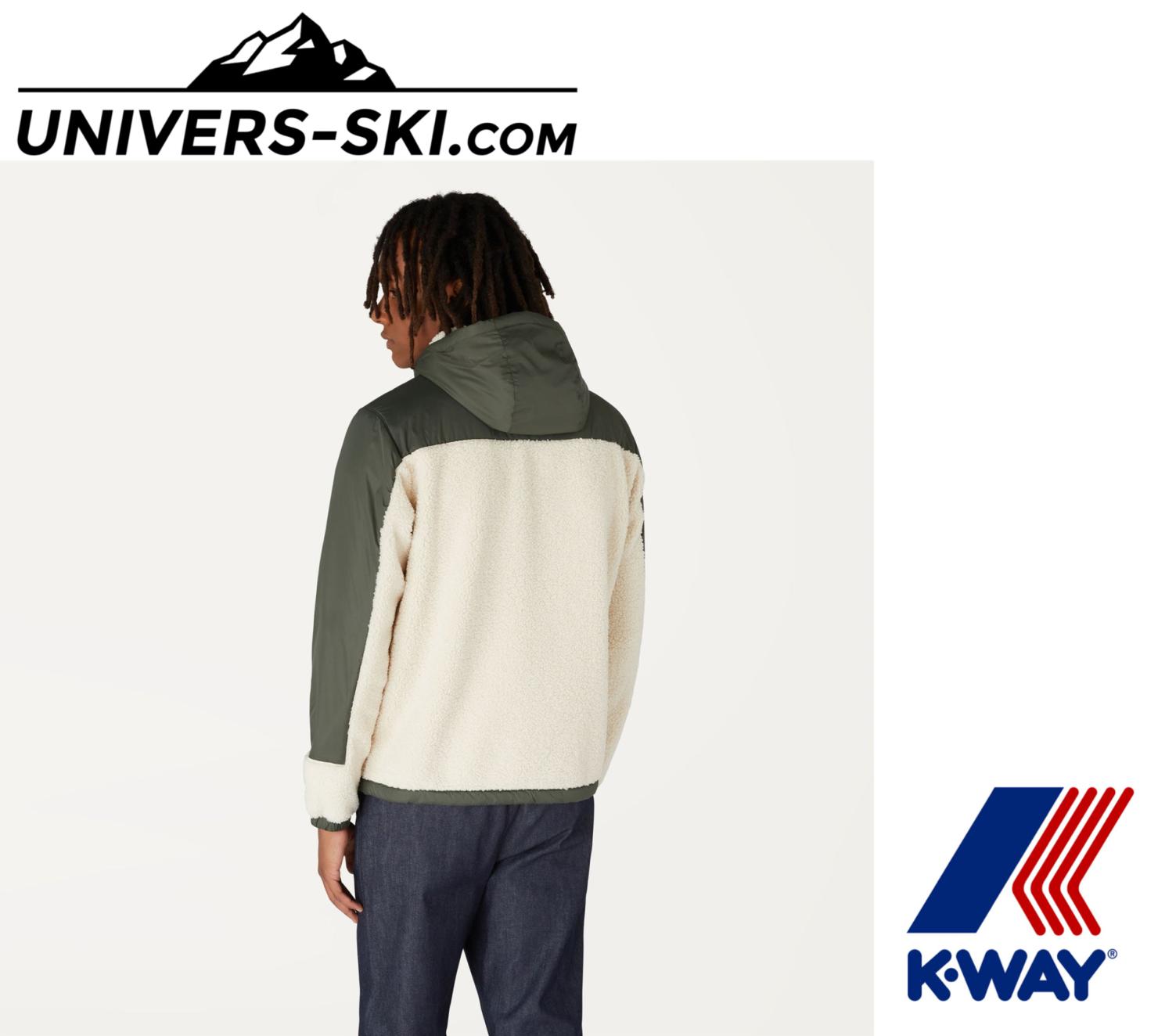 Veste K-Way Le Vrai 3.0 Neige Orsetto Green Blackish 2024