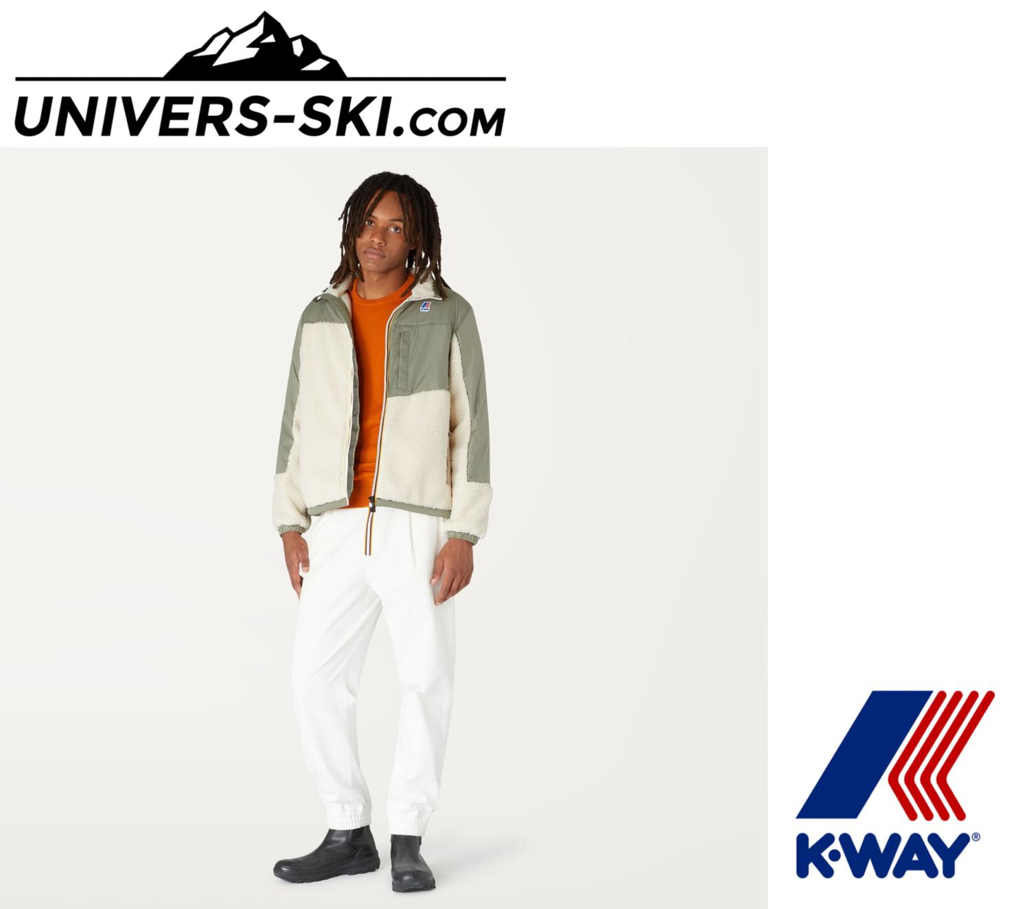 Veste K-Way Le Vrai 3.0 Nersev Orsetto Green Blackish 2024