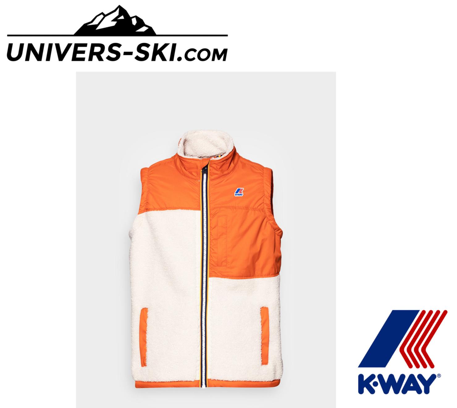 Veste-Sans-Manche-K-Way-Le-Vrai-3-0-Neize-Orsetto-Ecru-Orange-Rust-2024-1-bi.jpg