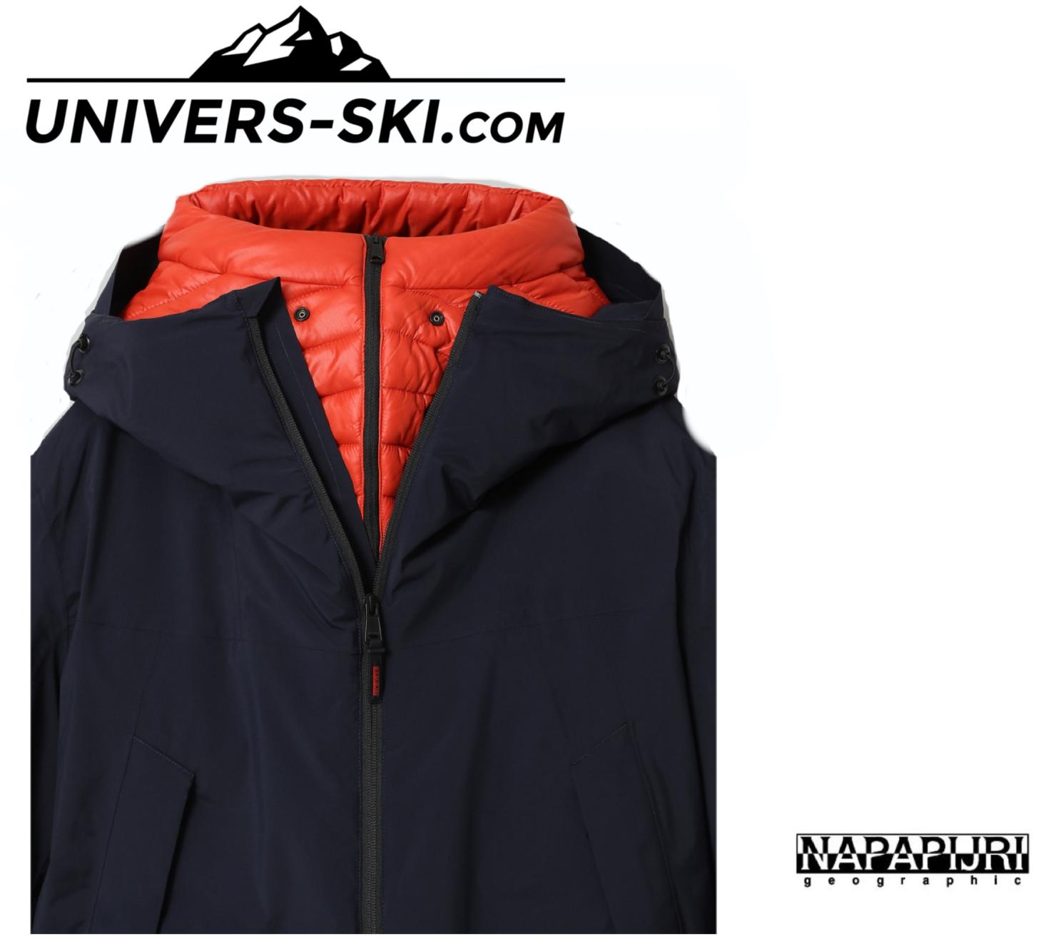 Veste de ski NAPAPIJRI Homme Farenheit  Bleu marine 2025